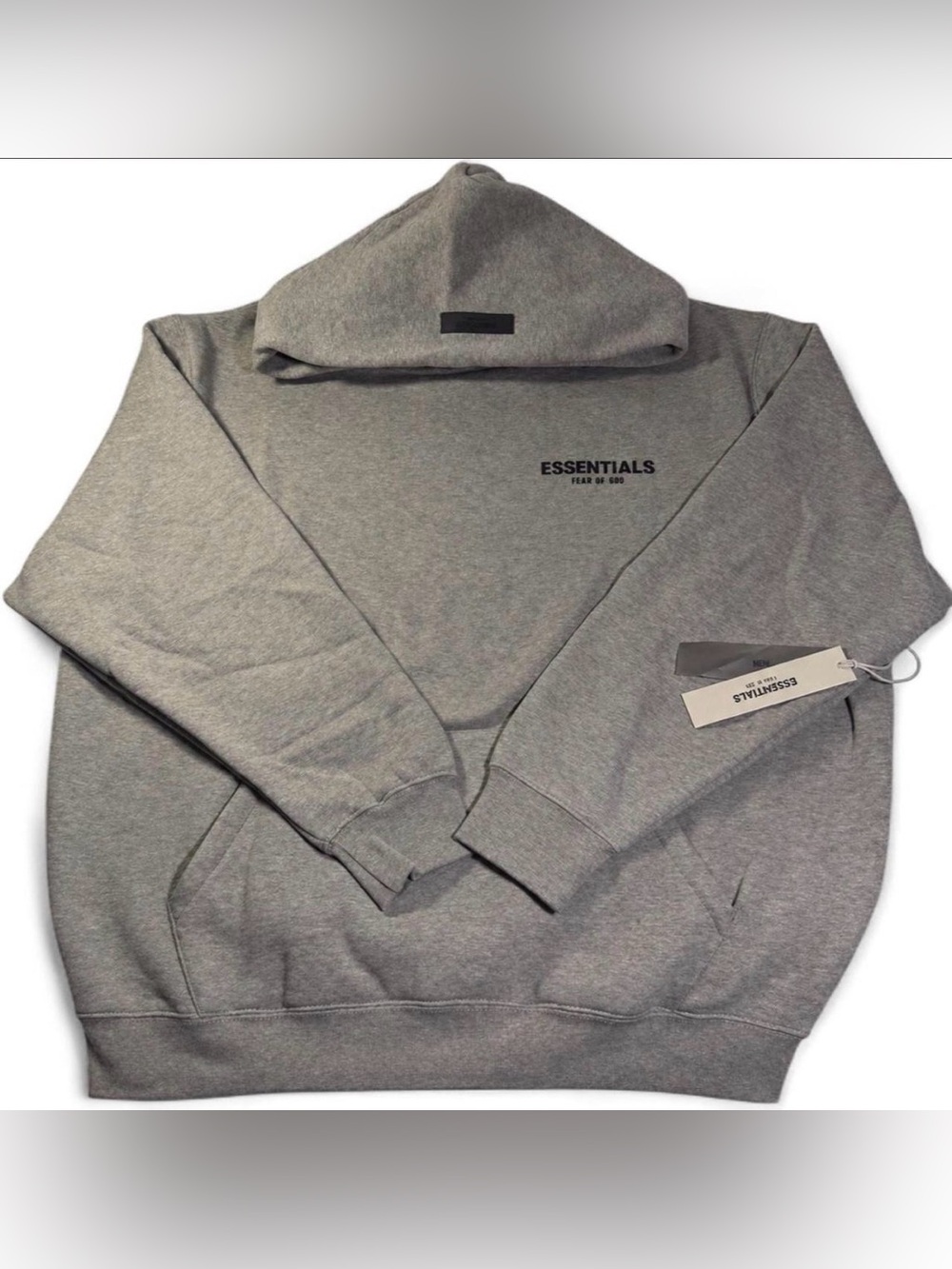 Fear of God Essentials Dark Oatmeal Hoodie XL New in Package